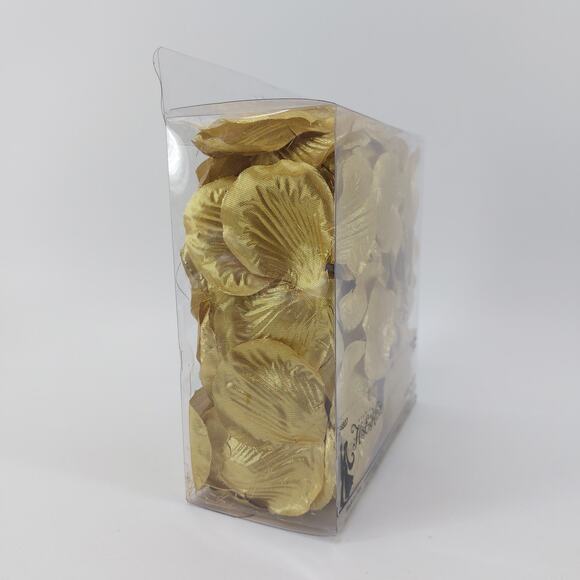 His & Hers Gold Faux Flower Rose Petals Floral 300 Count Wedding Event Party - Picture 2 of 8
